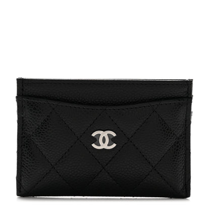 Chanel Caviar Quilted Card Holder Black 1 of 9
