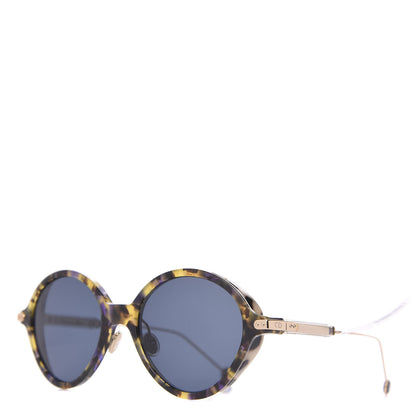 Christian Dior Acetate Umbrage Round Sunglasses Tortoise Blue 1 of 6