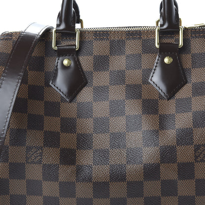 Louis Vuitton Damier Ebene Speedy Bandouliere 25 10 of 10