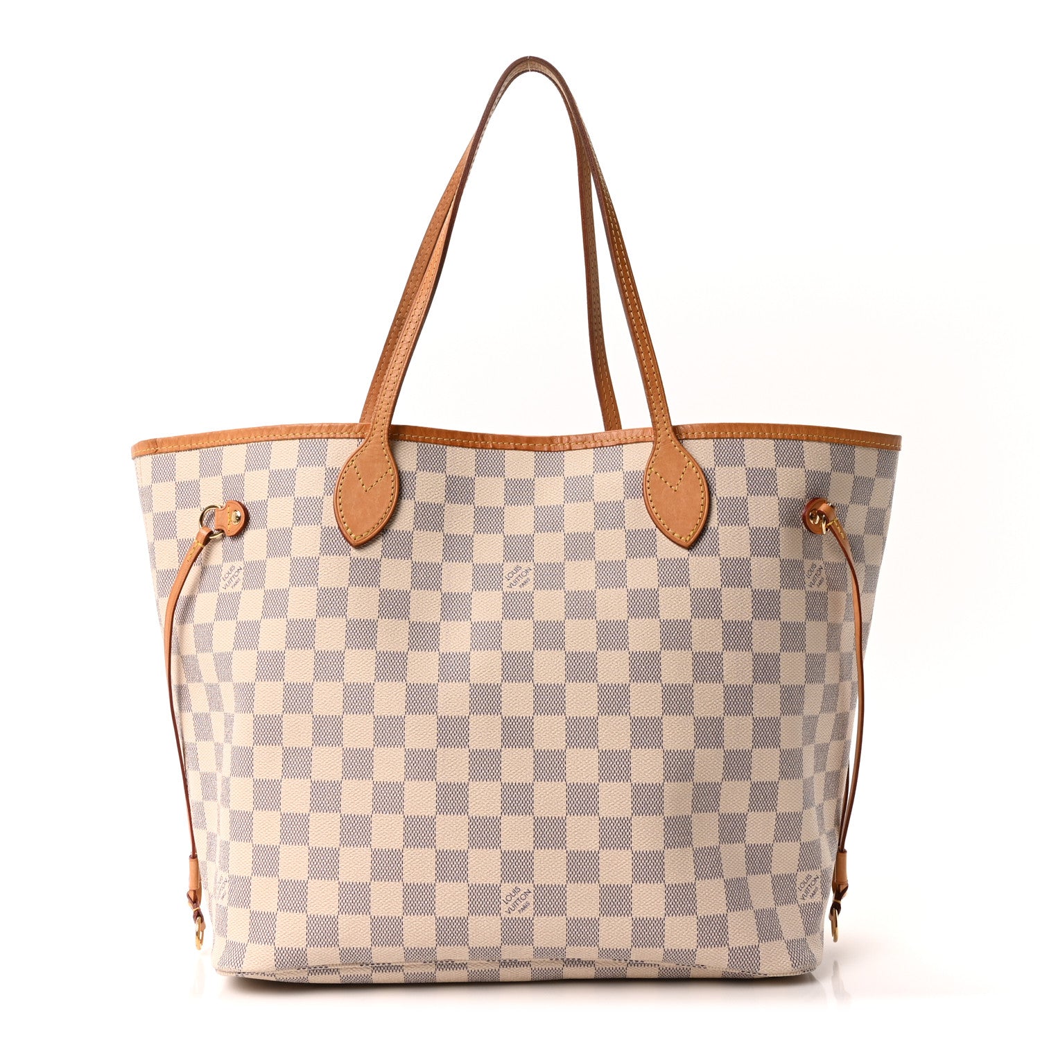 Louis Vuitton Damier Azur Neo Neverfull MM Rose Ballerine 1 of 9