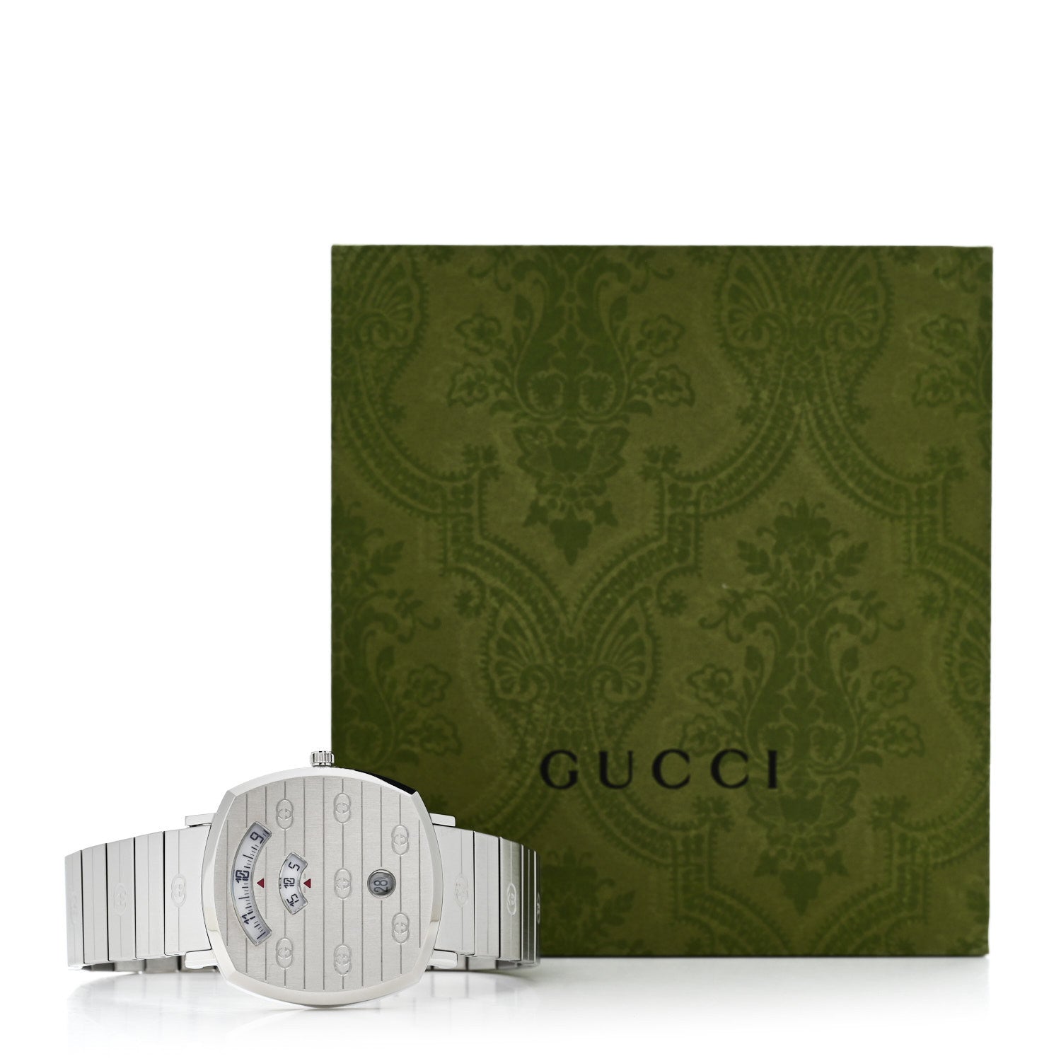 Gucci Stainless Steel 38mm Grip Quartz Watch 5 of 5