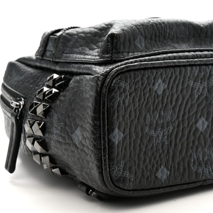 MCM Visetos Side Stud Mini Stark Backpack Black 5 of 14