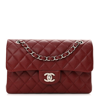 Chanel Caviar Quilted Small Double Flap Burgundy 1 of 11
