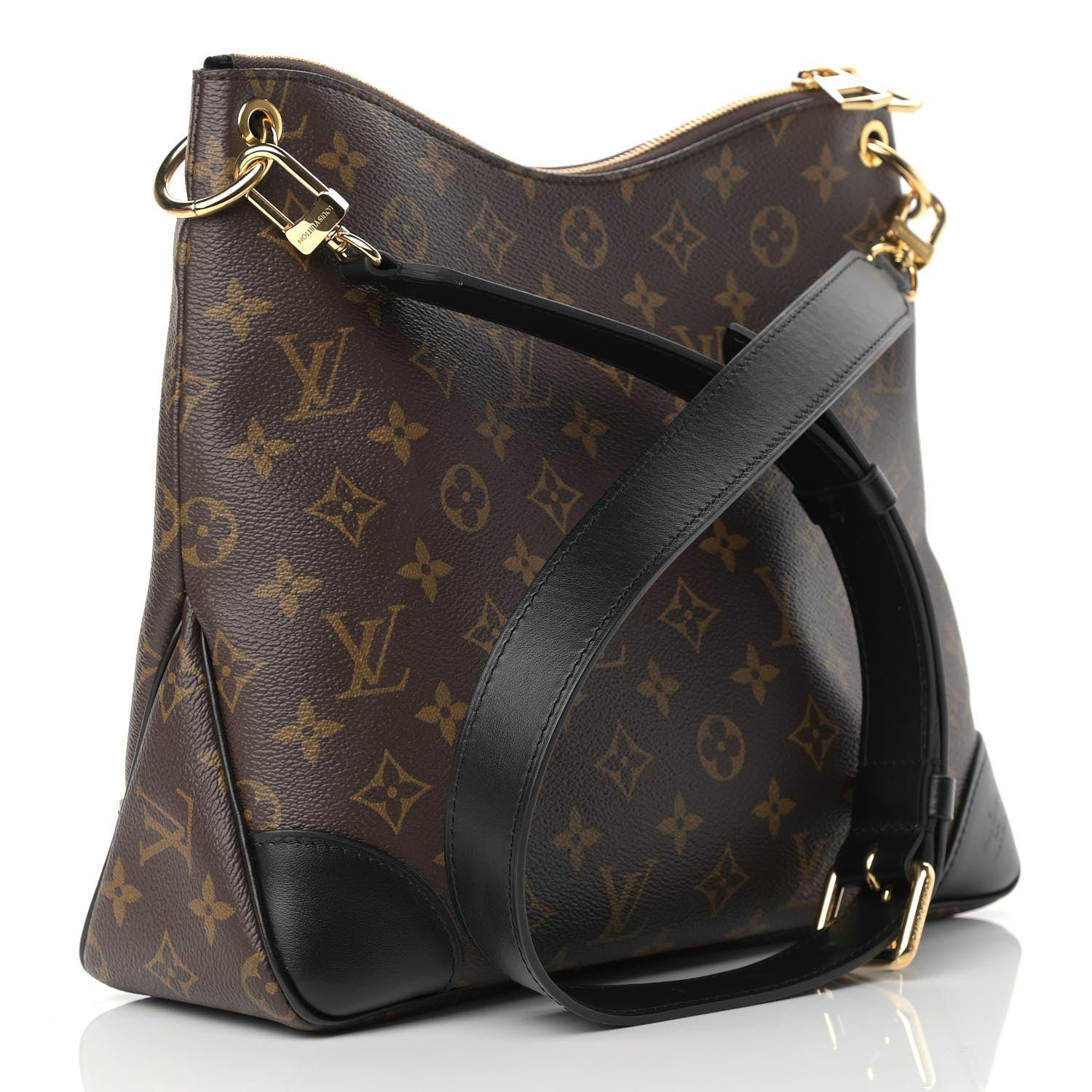 Louis Vuitton Monogram Odeon MM Black 3 of 9