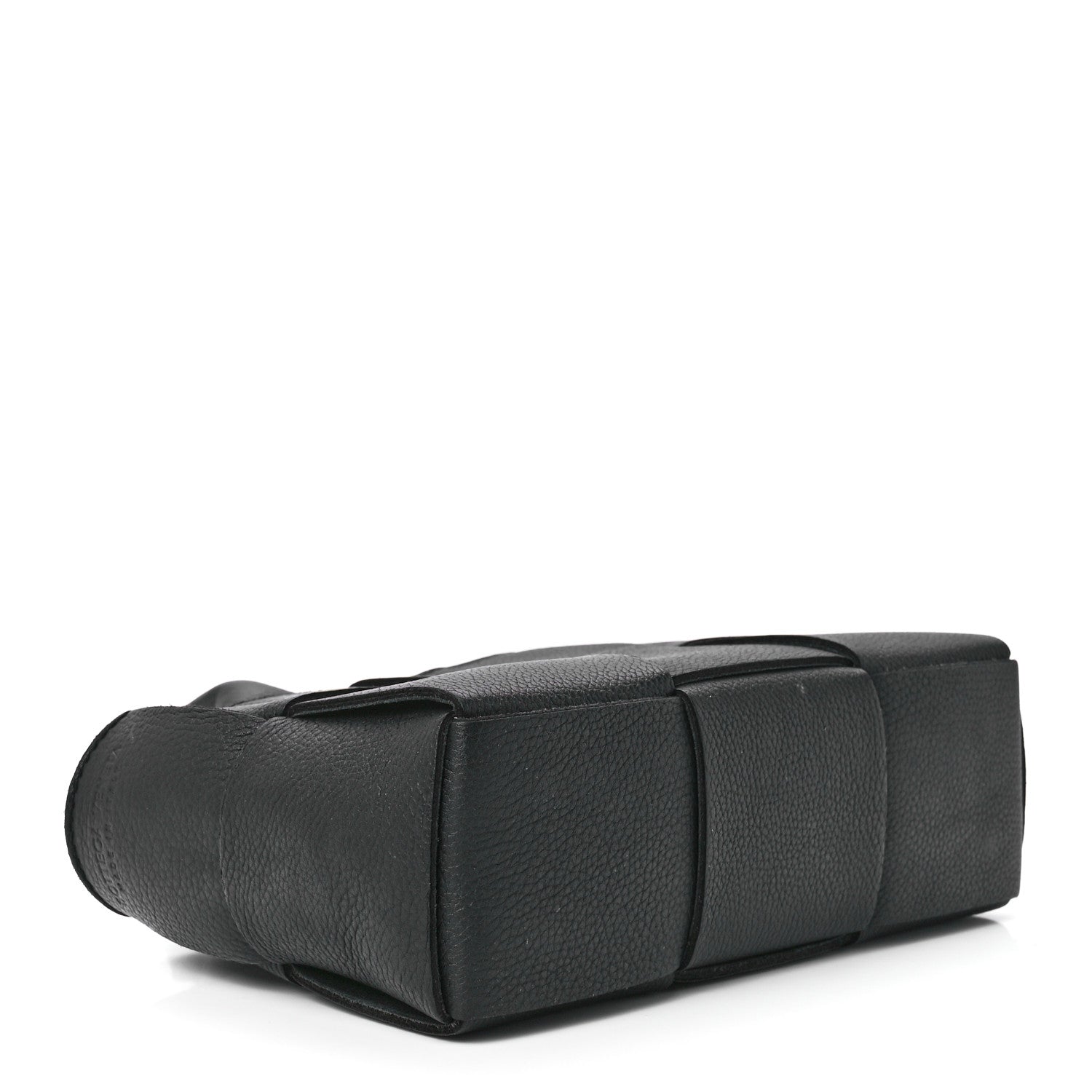 Bottega Veneta Grained Calfskin Maxi Intrecciato Mini Arco Tote Black 4 of 10
