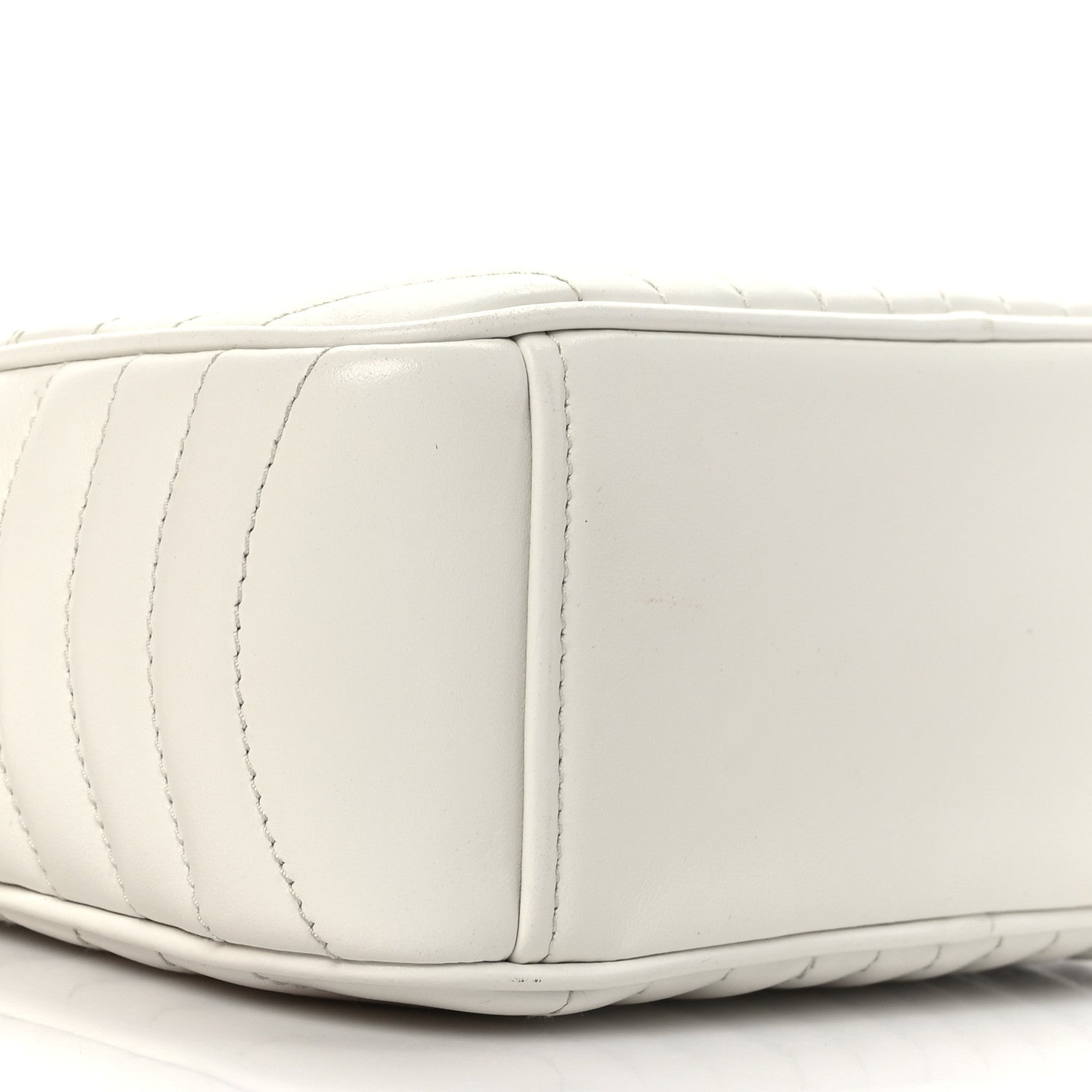 Prada Soft Calfskin Diagramme Crossbody Bag White 7 of 8
