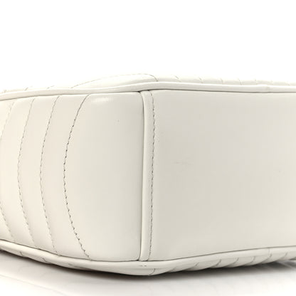 Prada Soft Calfskin Diagramme Crossbody Bag White 7 of 8