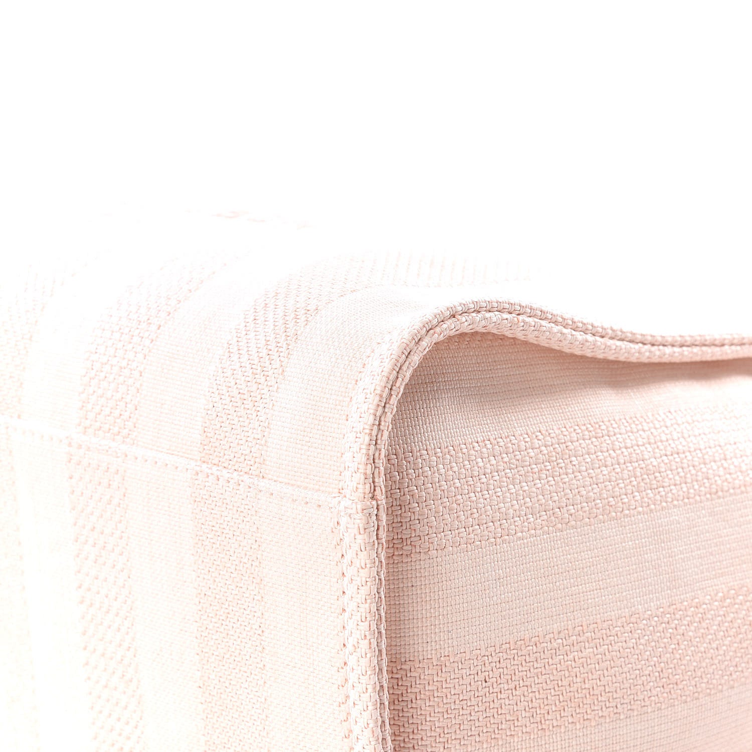 Chanel Mixed Fibers Calfskin Striped Medium Deauville Tote Light Pink 6 of 10