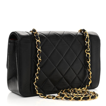 Chanel Lambskin Quilted Small Single Flap Black 3 of 13