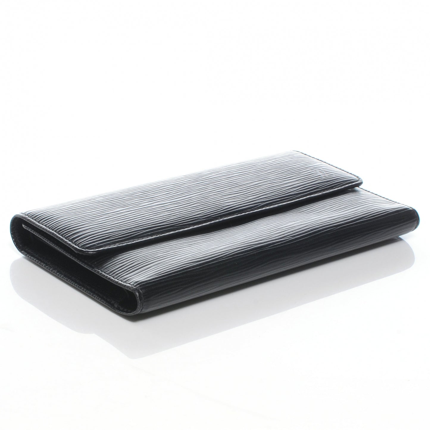 Epi Porte Tresor International Wallet Black