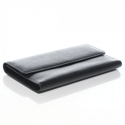Louis Vuitton Epi Porte Tresor International Wallet Black 4 of 7