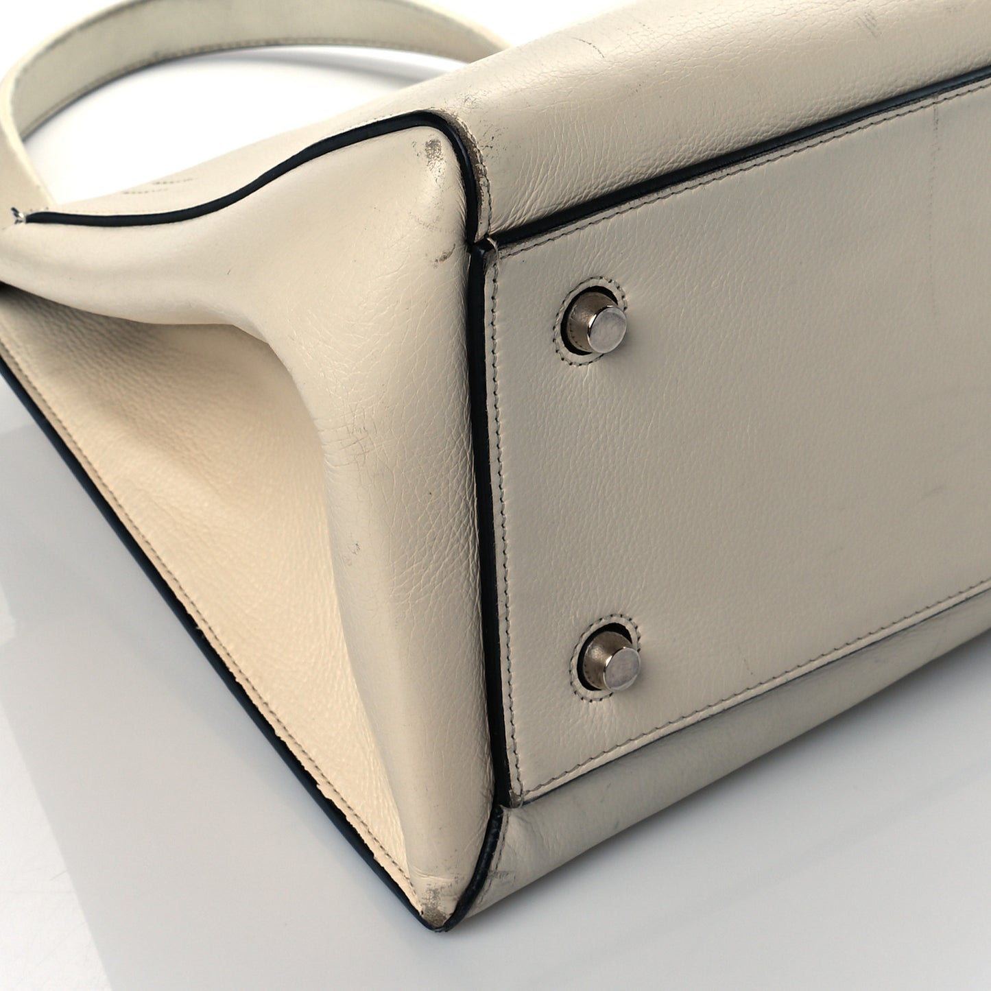 Grained Calfskin Large Edge Shoulder Bag
