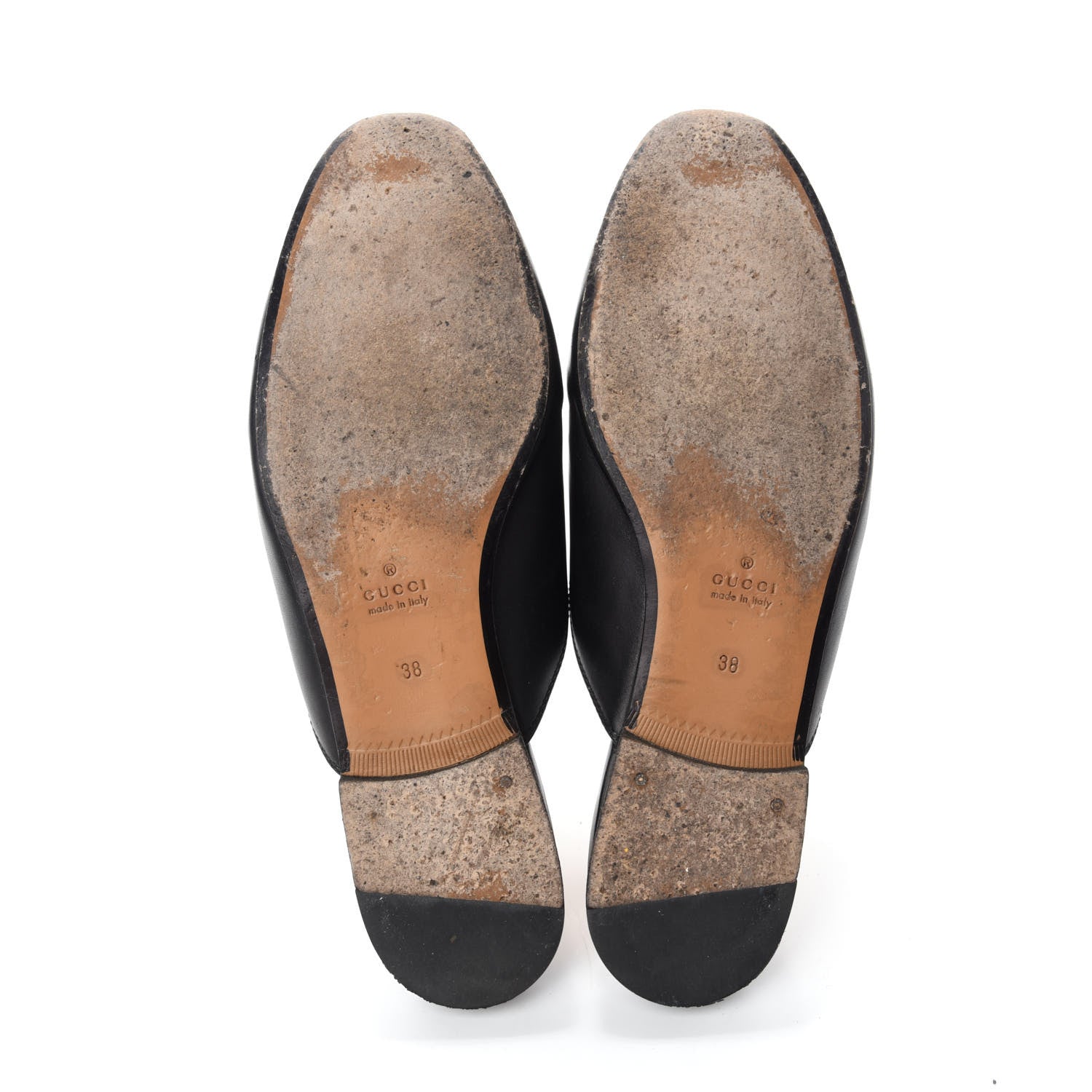 Gucci Calfskin Womens Princetown Slippers 38 Black 5 of 12