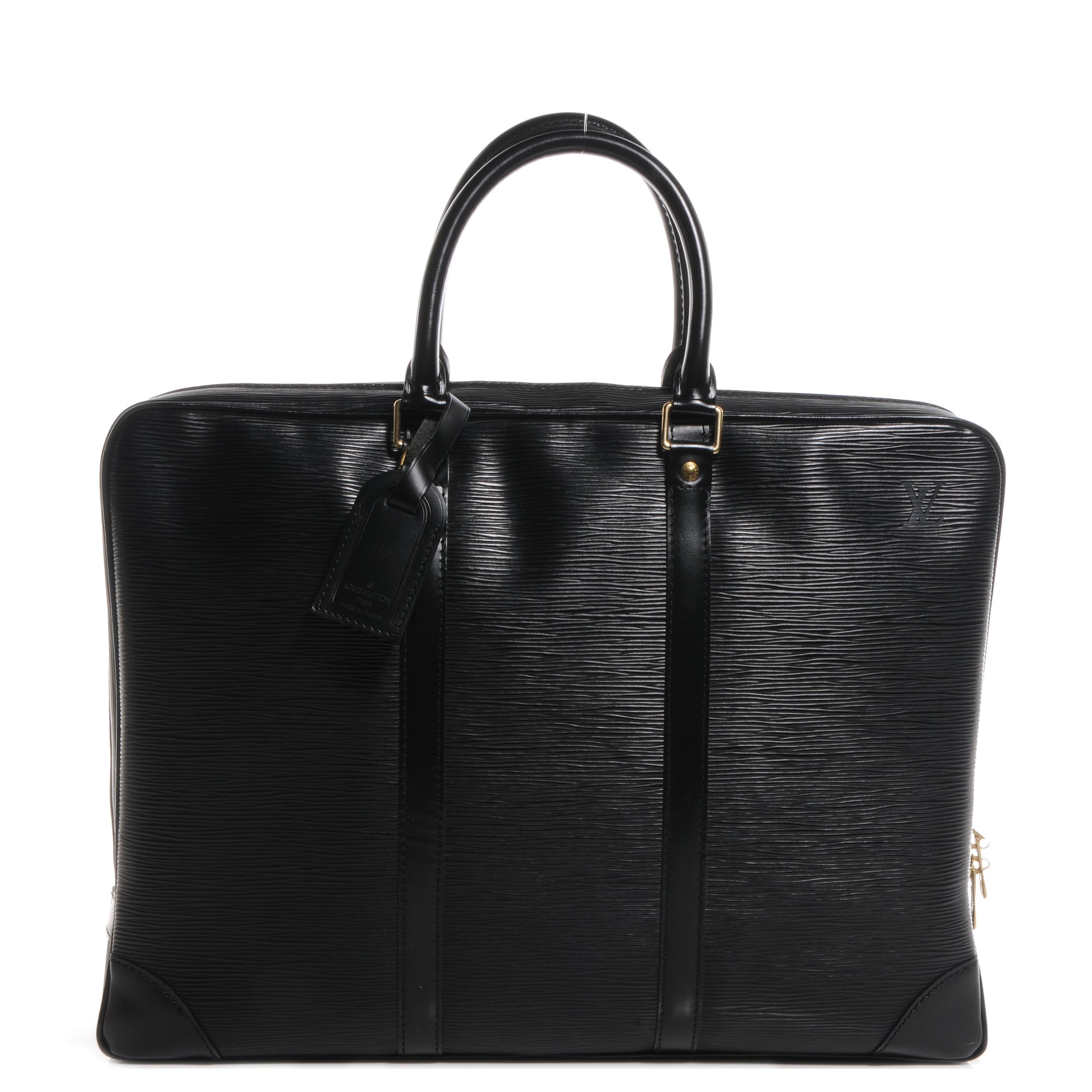Louis Vuitton Epi Porte-Documents Voyage Briefcase Black 1 of 7