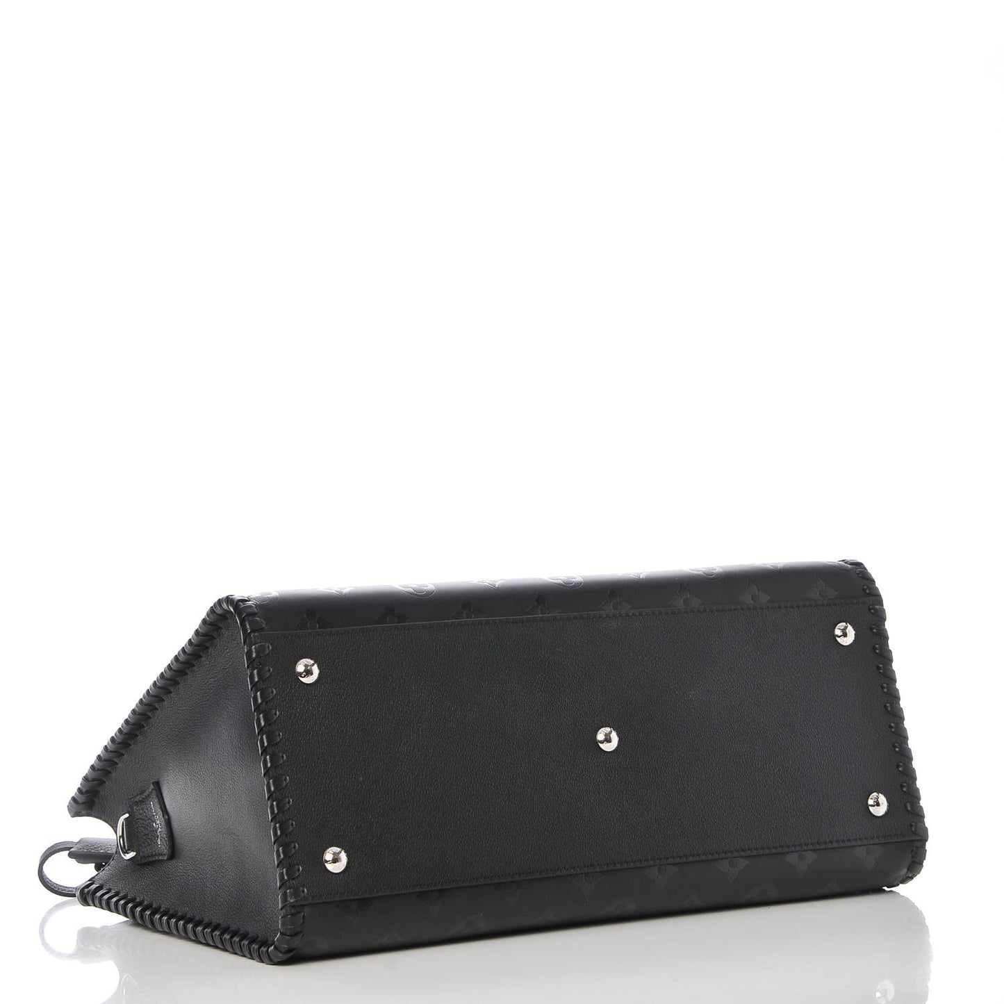 Monogram Cuir Plume Very Zipped Tote Black
