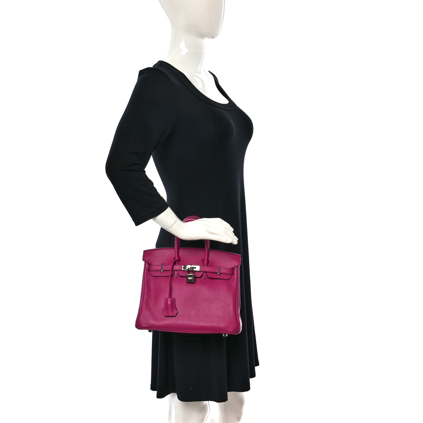 Swift Birkin 25 Rose Pourpre