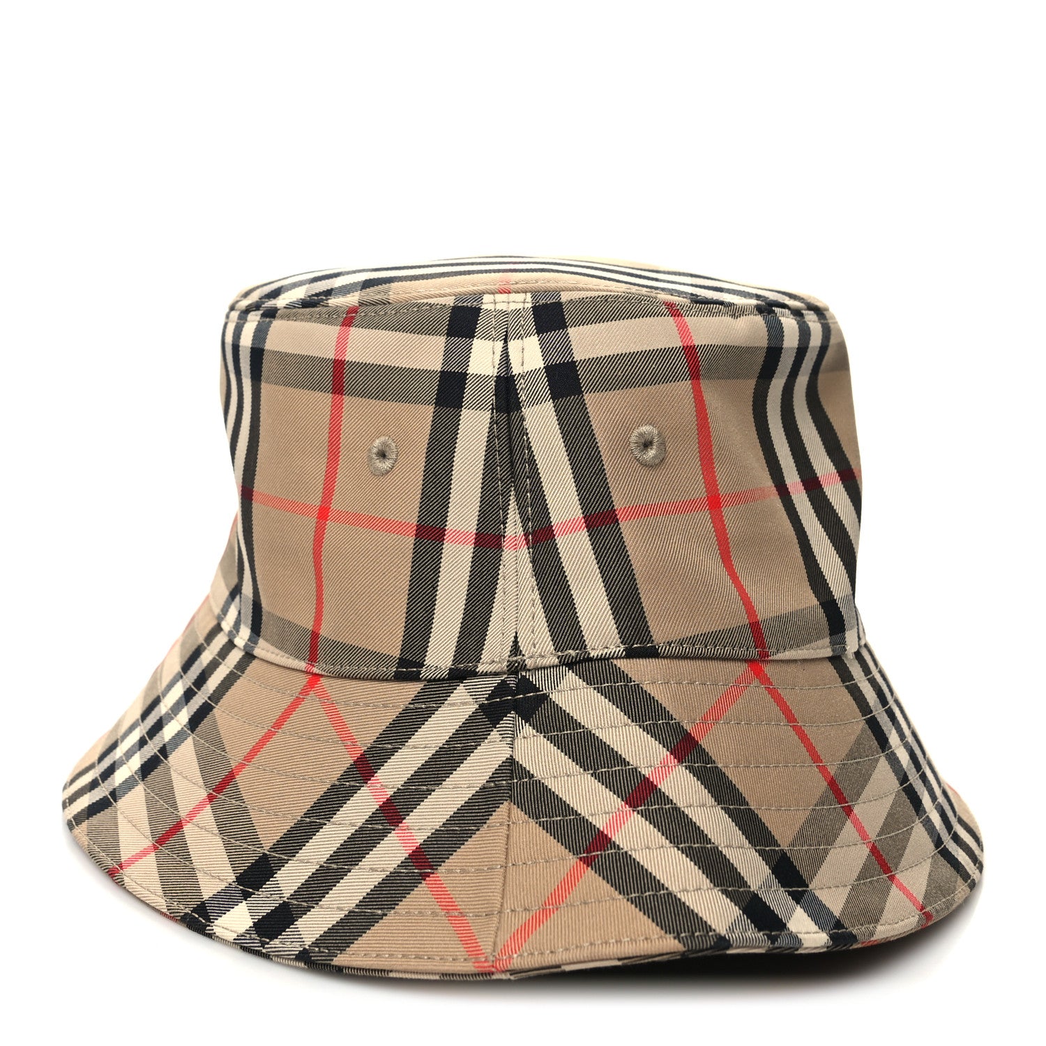 Burberry Technical Cotton Vintage Check Bucket Hat S Archive Beige 5 of 7