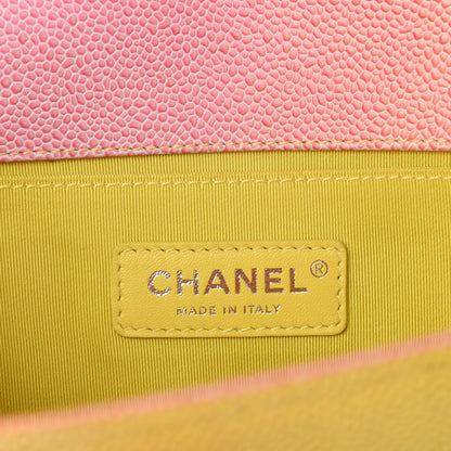 Chanel Caviar Quilted Medium Cuba Rainbow Boy Flap Multicolor 8 of 10