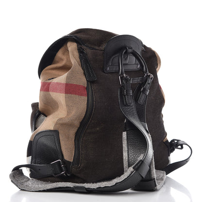 Burberry Canvas Mega Check Korbin Backpack Camel 3 of 6