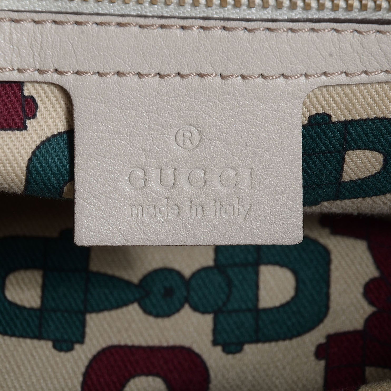 Gucci Guccissima Large Jackie O Bouvier Hobo Off White 6 of 7