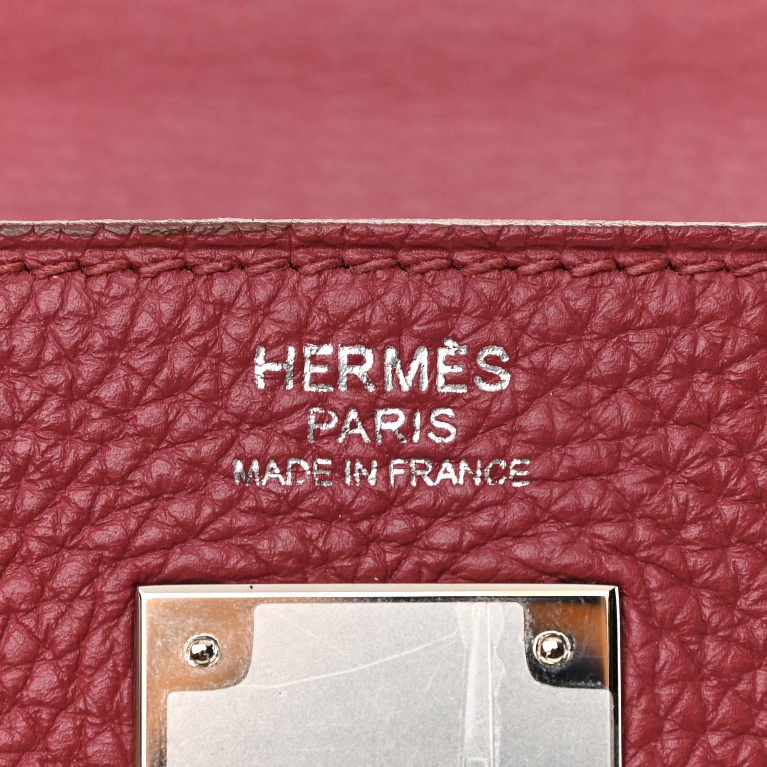 Hermes Togo Kelly Retourne 32 Rubis 5 of 11