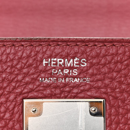 Hermes Togo Kelly Retourne 32 Rubis 5 of 11