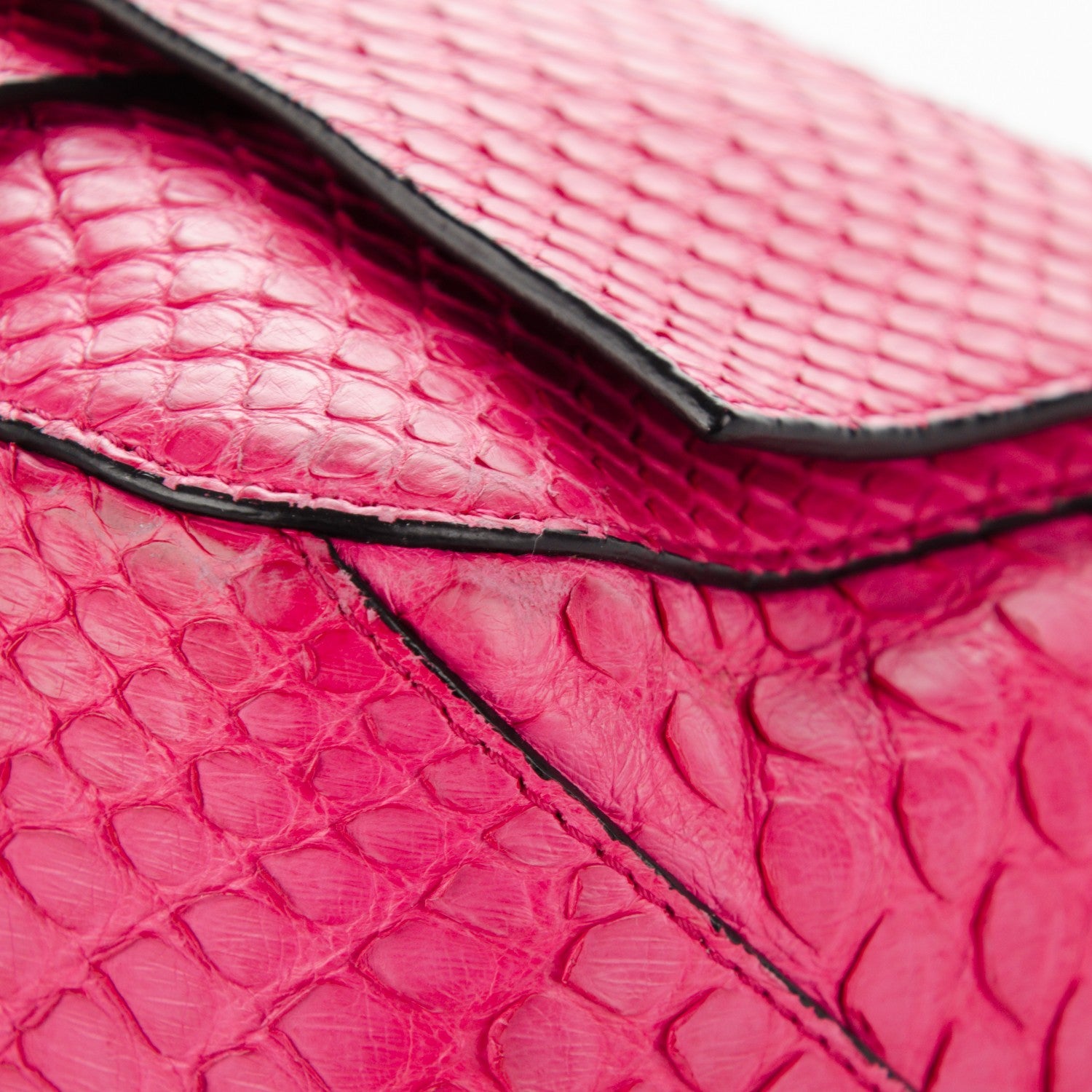 Proenza Schouler Python PS Courier Bag Hot Pink 7 of 7