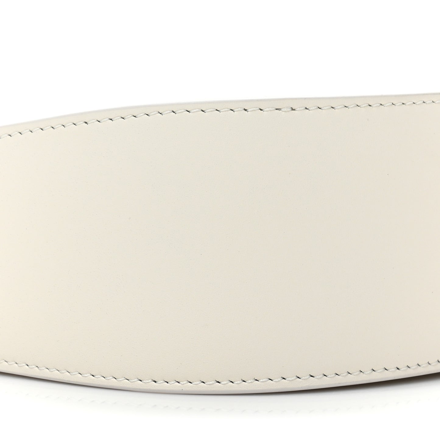 Smooth Calfskin Half Moon Shoulder Bag New Ivory