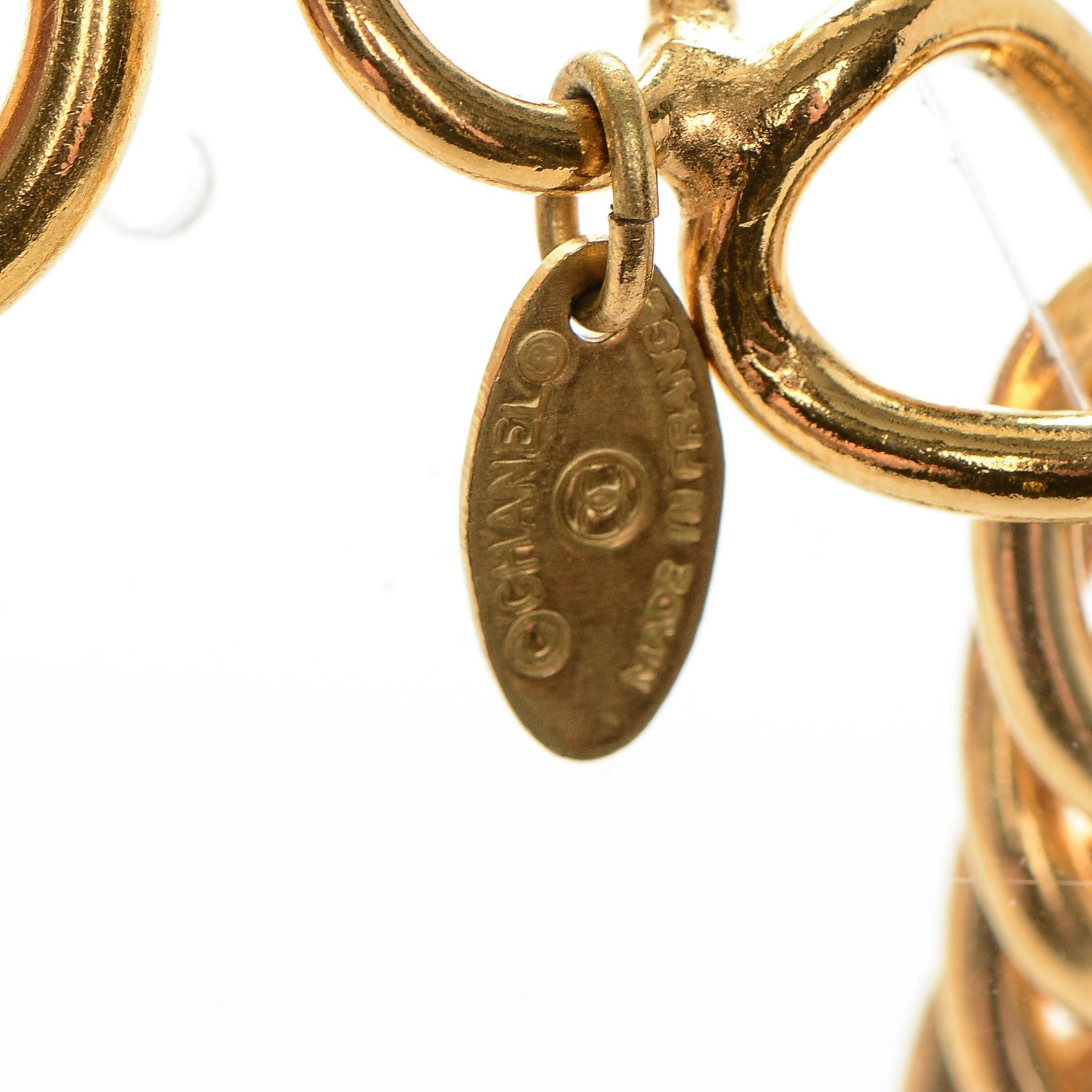 Chanel Chain Short Necklace Gold 6 of 6