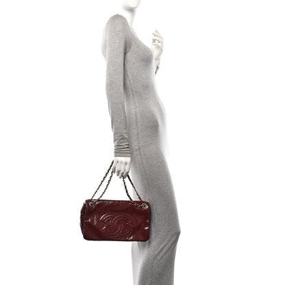 Chanel Vinyl Rock and Chain Medium Flap Bordeaux 3 of 11