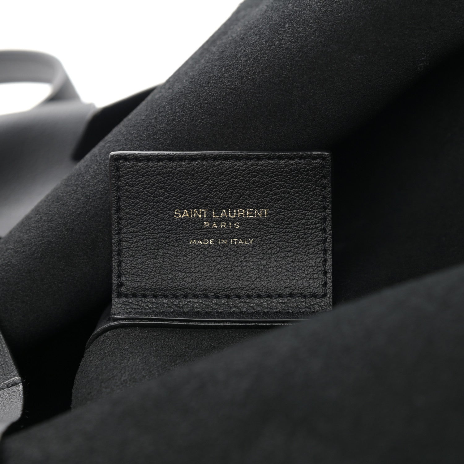 Saint Laurent Calfskin Large Shopping Tote Black 7 of 12