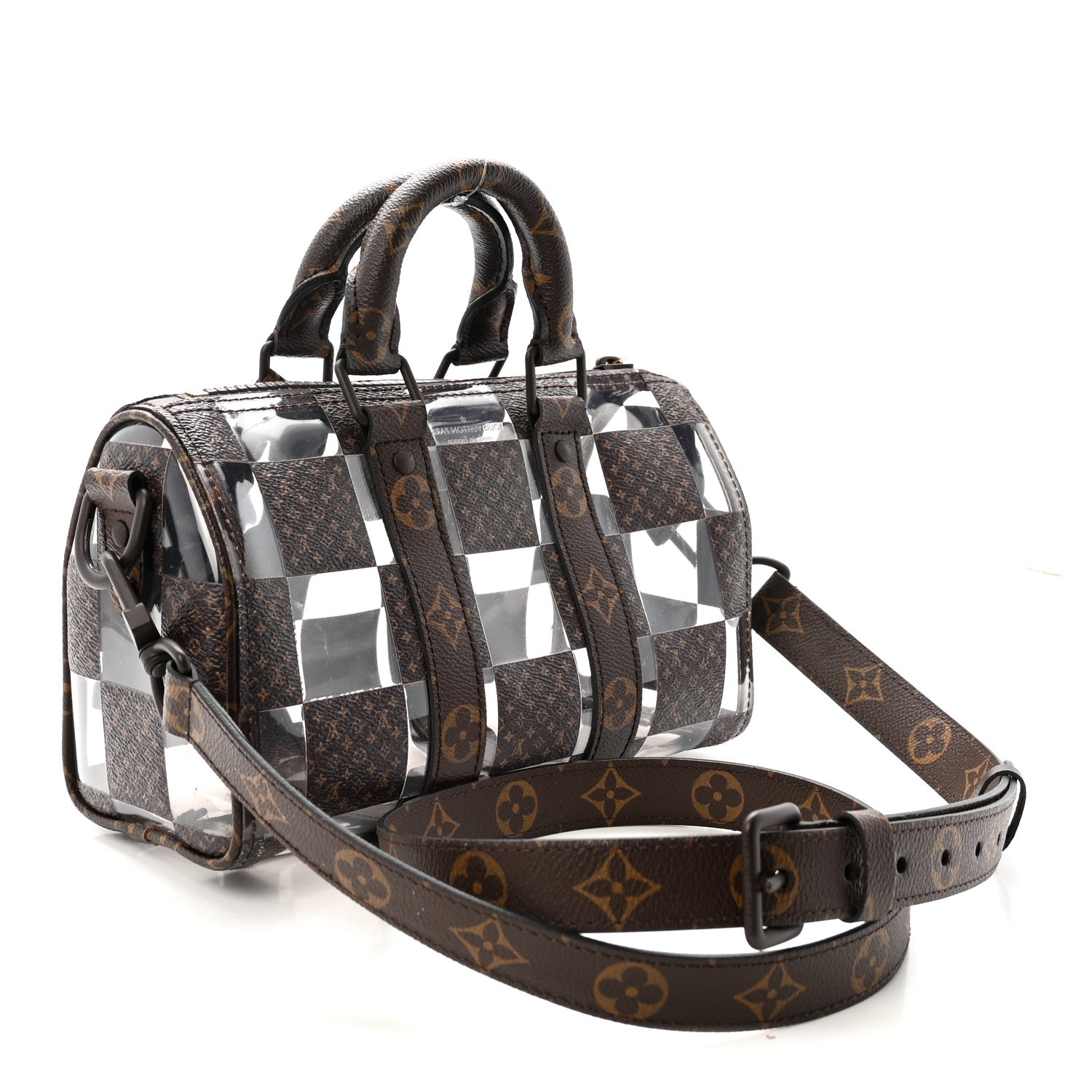 Louis Vuitton PVC Monogram Chess Keepall Bandouliere 25 3 of 9