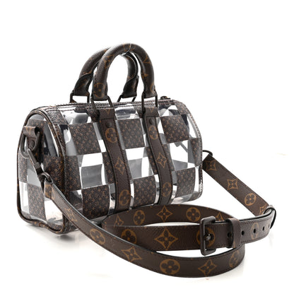 Louis Vuitton PVC Monogram Chess Keepall Bandouliere 25 3 of 9