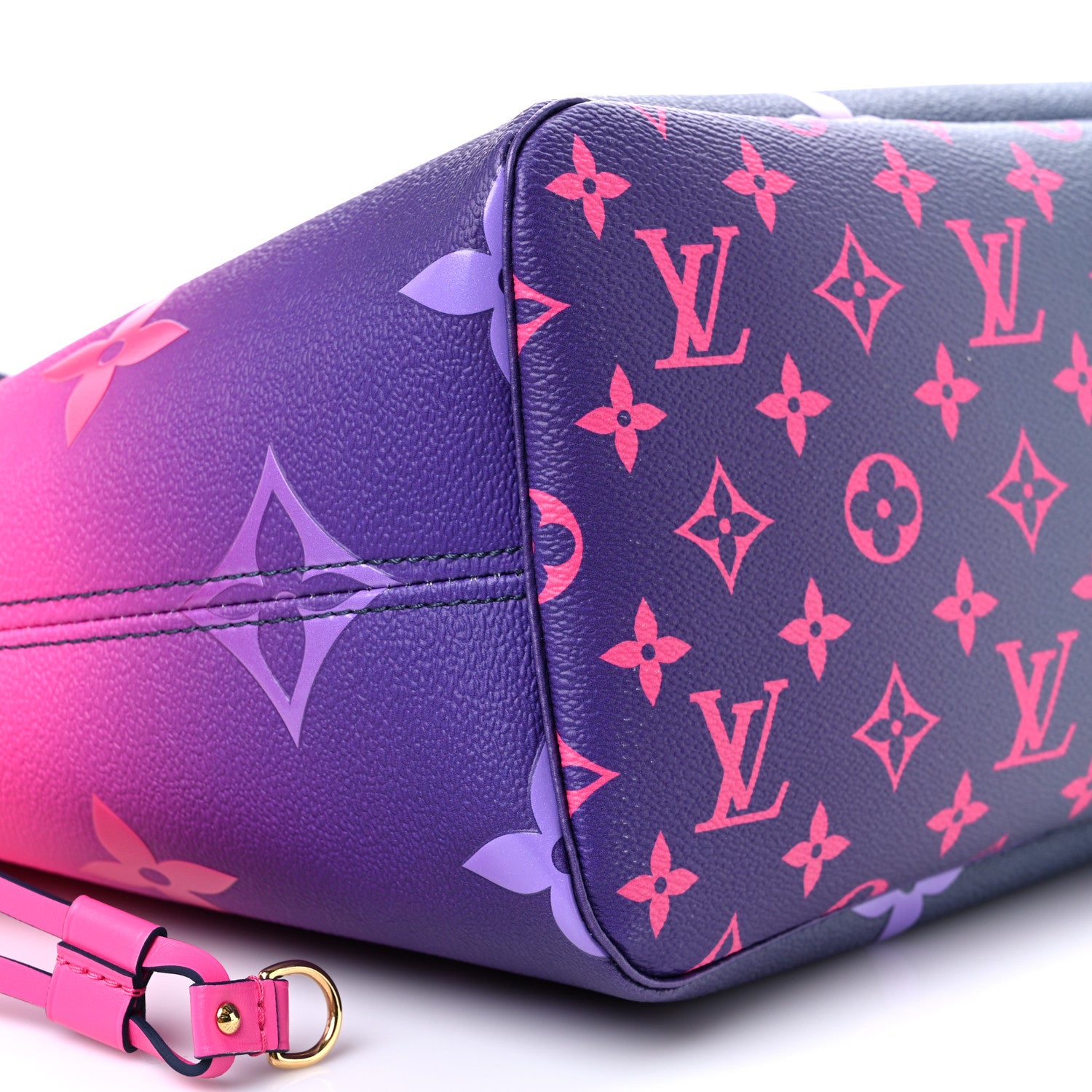 Louis Vuitton Monogram Giant Spring In The City Neverfull MM Midnight Fuchsia 8 of 9