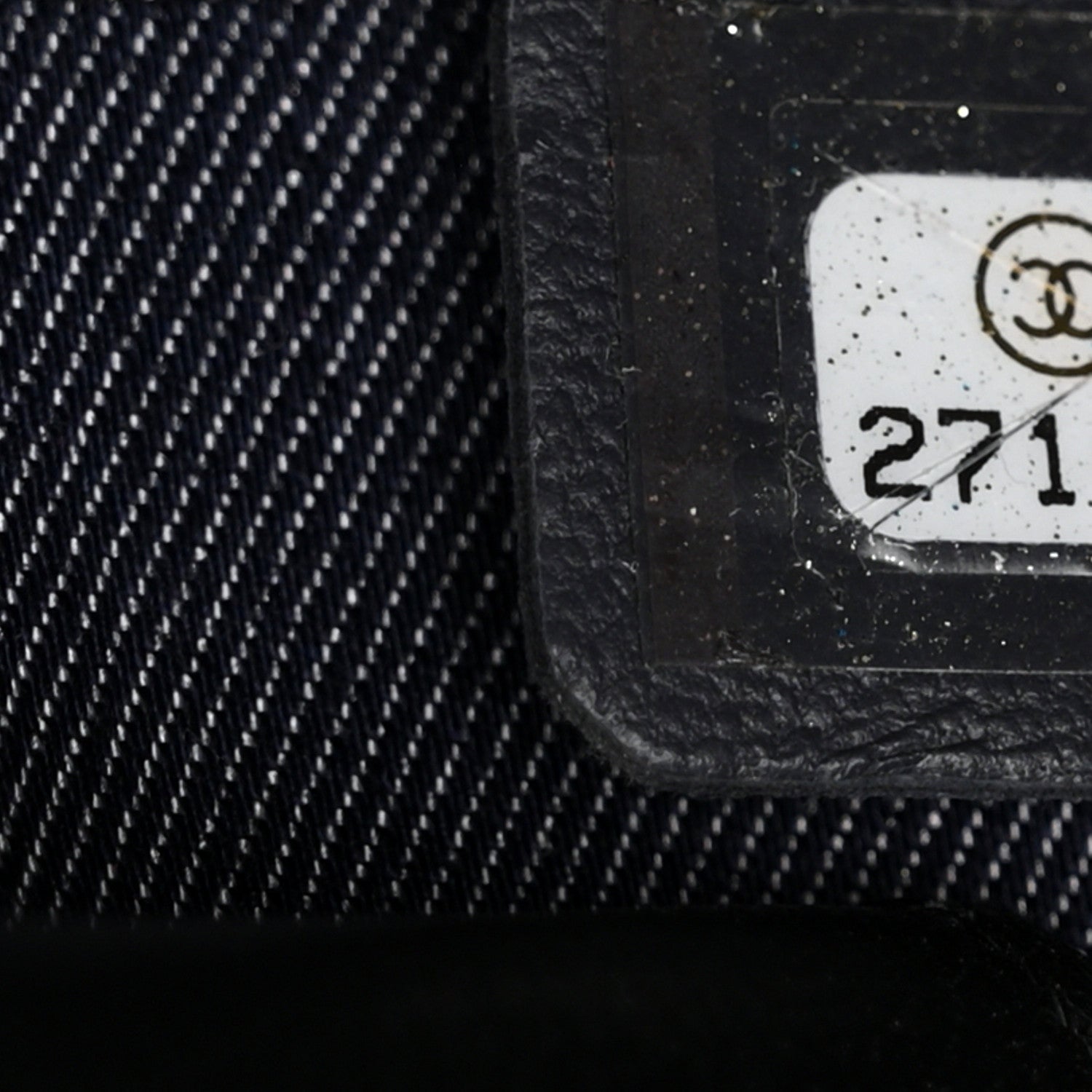 Chanel Crumpled Calfskin Cotton Small En Vogue Round Bag Black 6 of 10