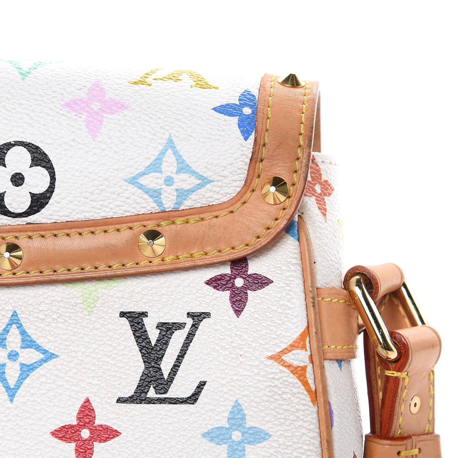 Louis Vuitton Monogram Multicolor Sologne White 11 of 19