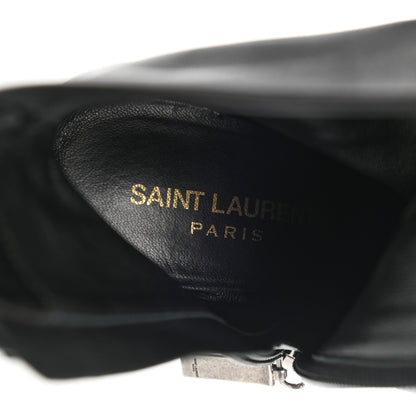 Saint Laurent Calfskin Opyum Ankle Boots 36 Black 8 of 12