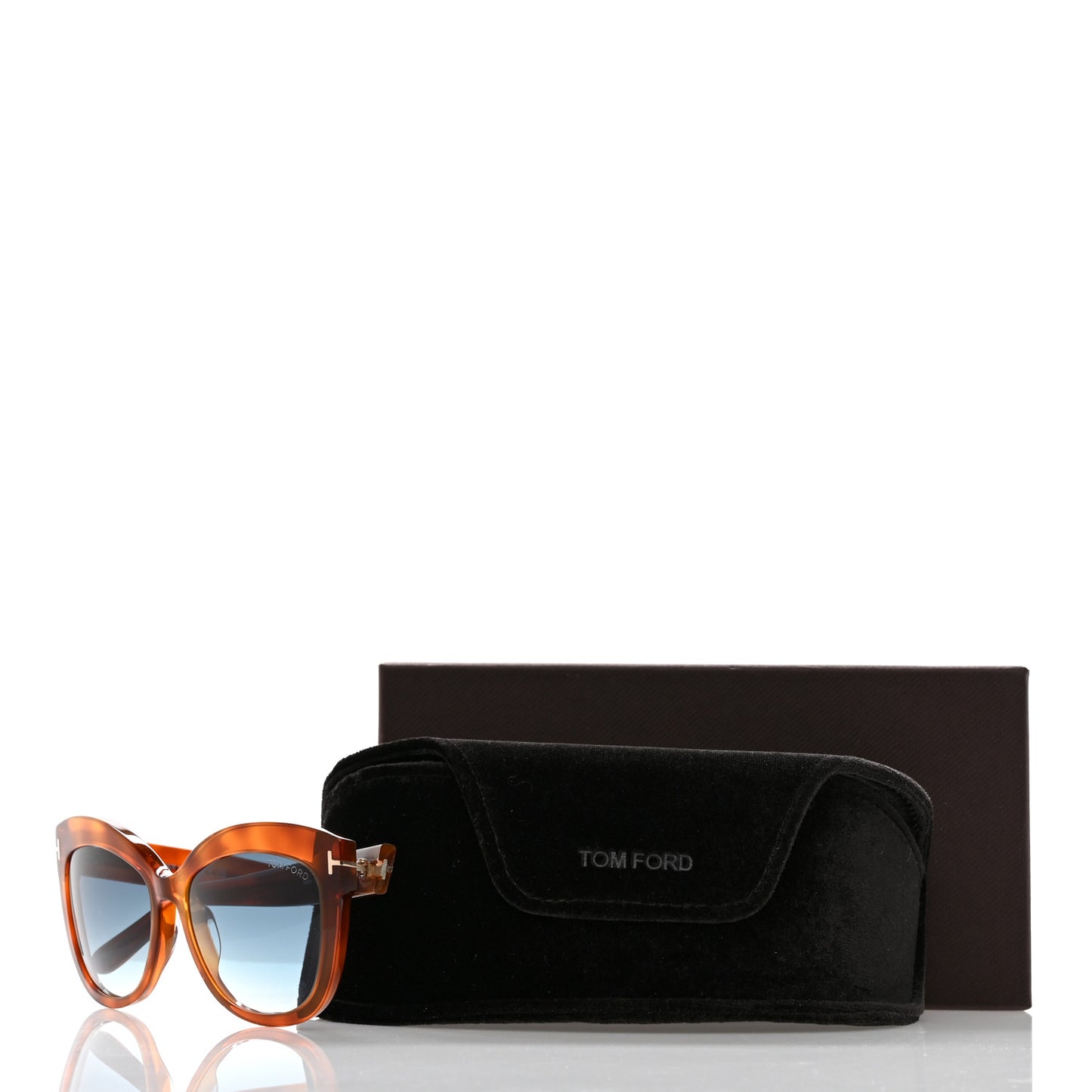 Acetate Alistair Cat Eye Sunglasses TF524 Honey