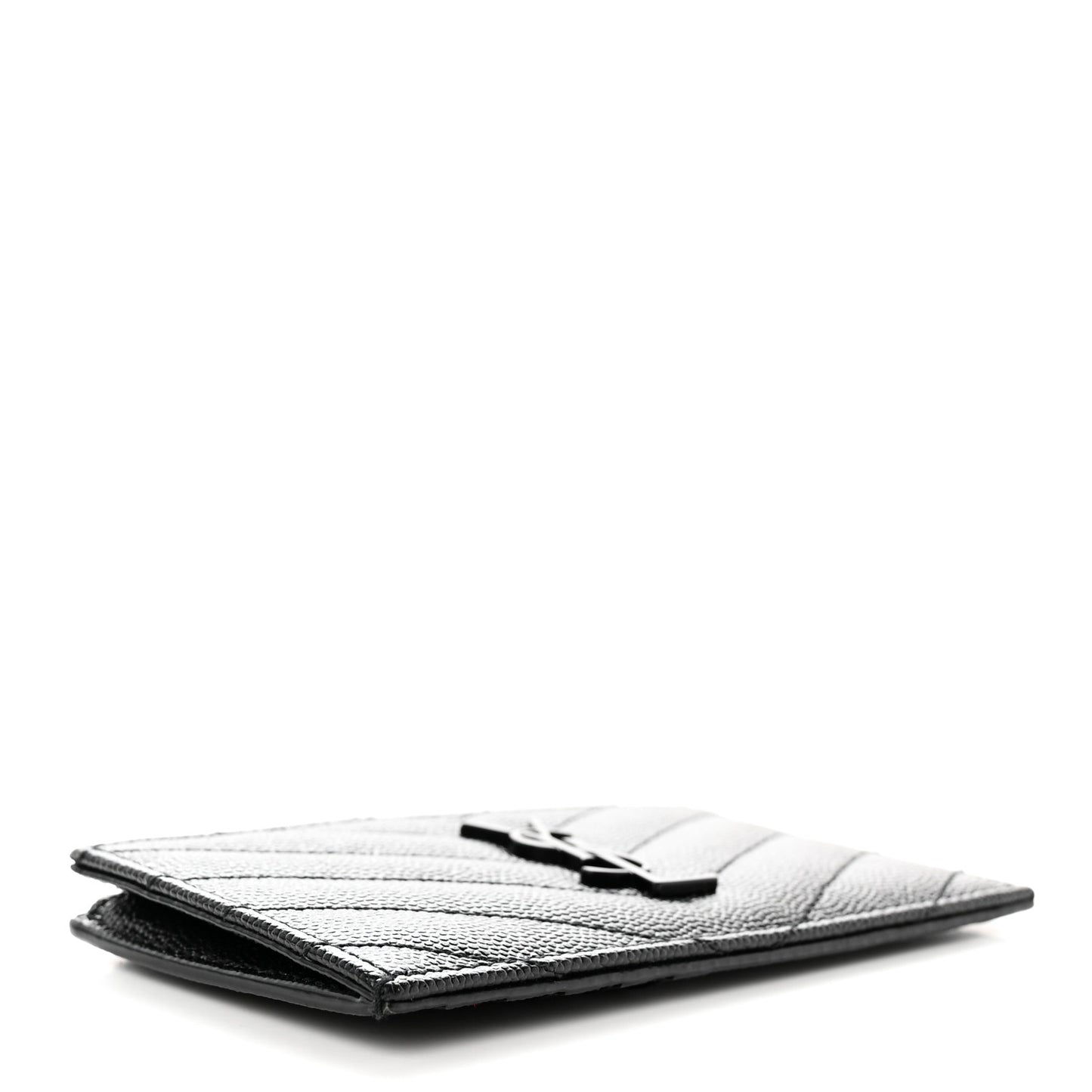Monogram Grain de Poudre 5 Fragments Zip Pouch Card Holder Black
