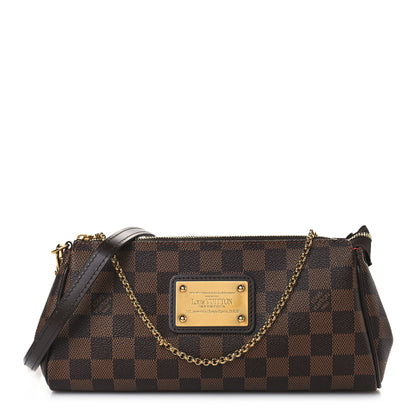 Louis Vuitton Damier Ebene Eva Clutch 1 of 8