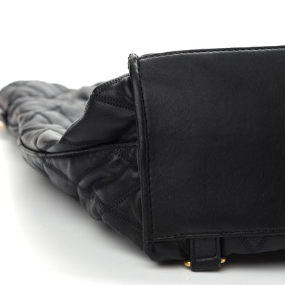 Givenchy Rubberized Canvas Quilted Duo Backpack Black 12 of 13