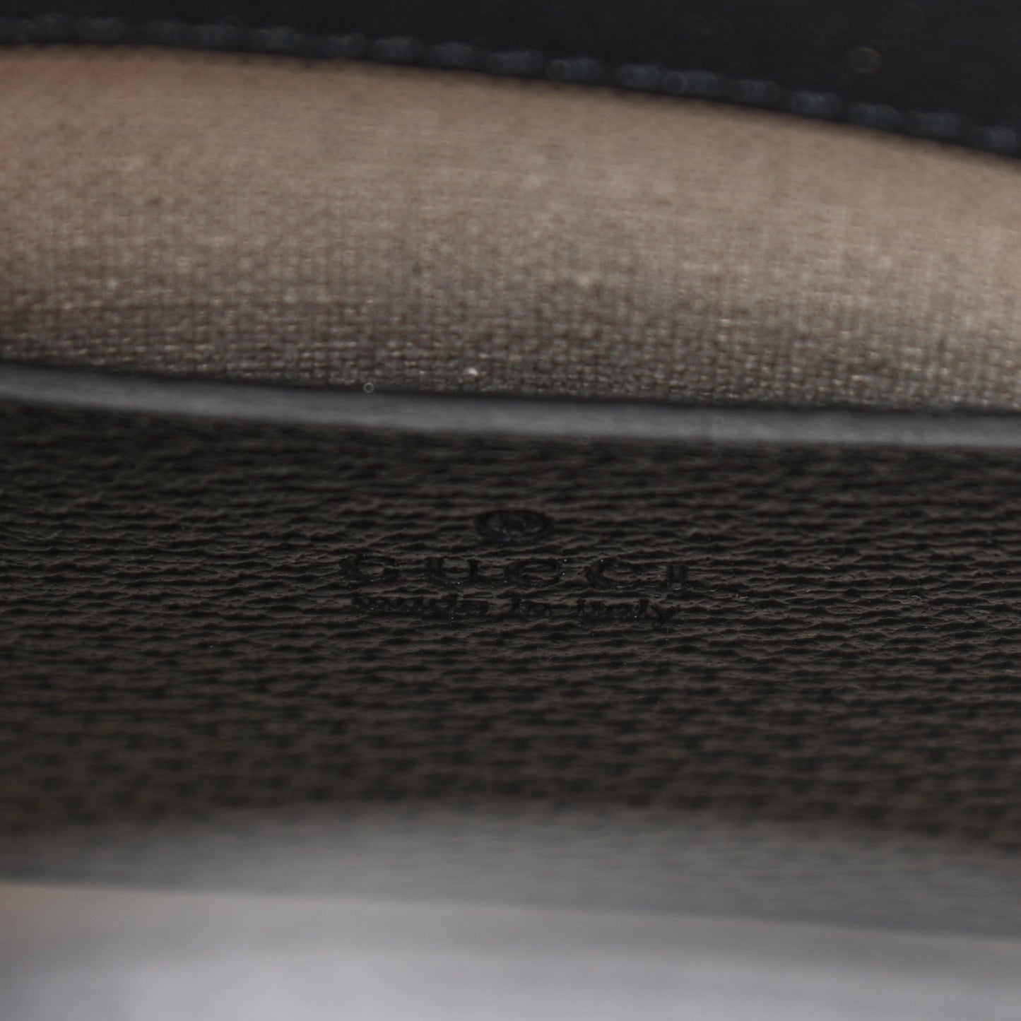 GG Supreme Monogram Textured Dollar Calfskin Mini Retro Interlocking G Tote Bag Beige Blue