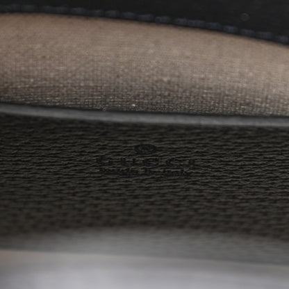 Gucci GG Supreme Monogram Textured Dollar Calfskin Mini Retro Interlocking G Tote Bag Beige Blue 5 of 8