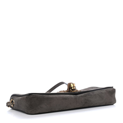 Saint Laurent Suede Monogram Tassel Kate 99 Pebble 3 of 4