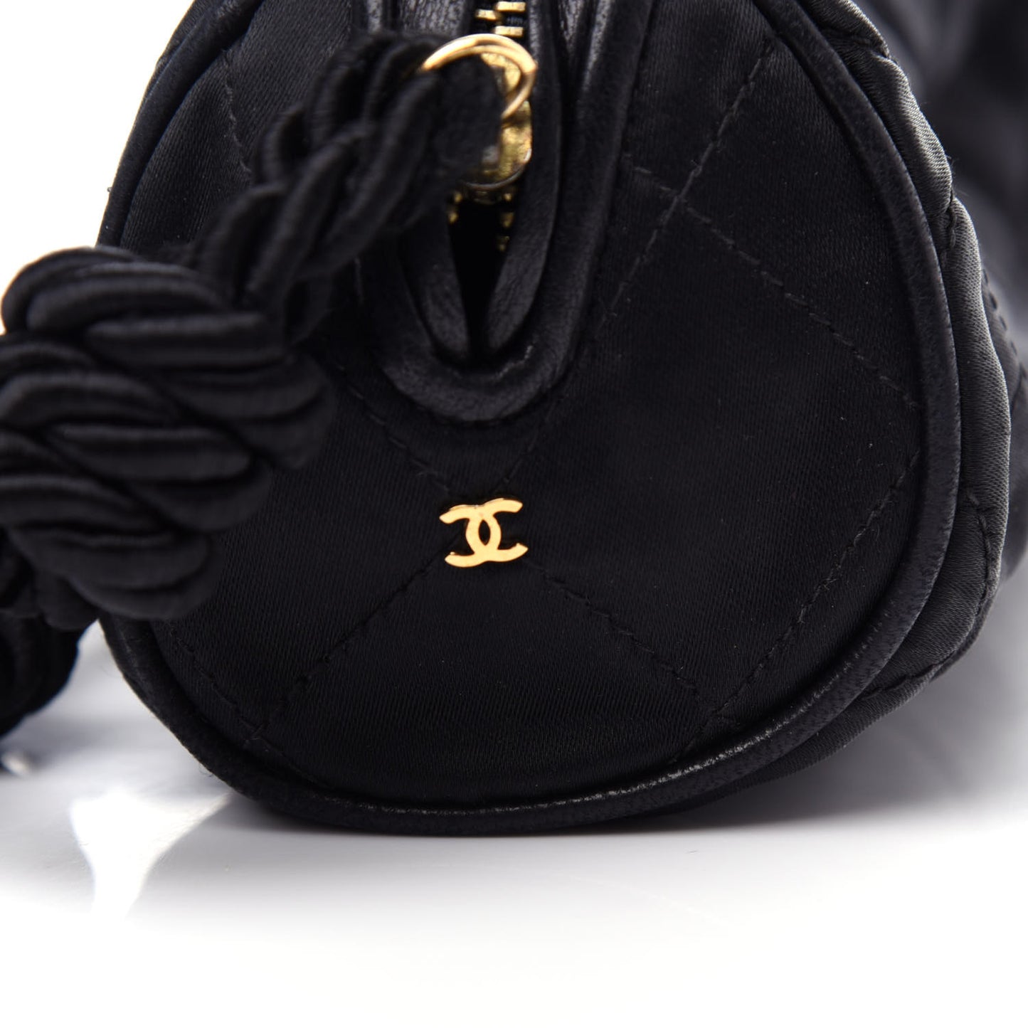 Satin Clutch Black