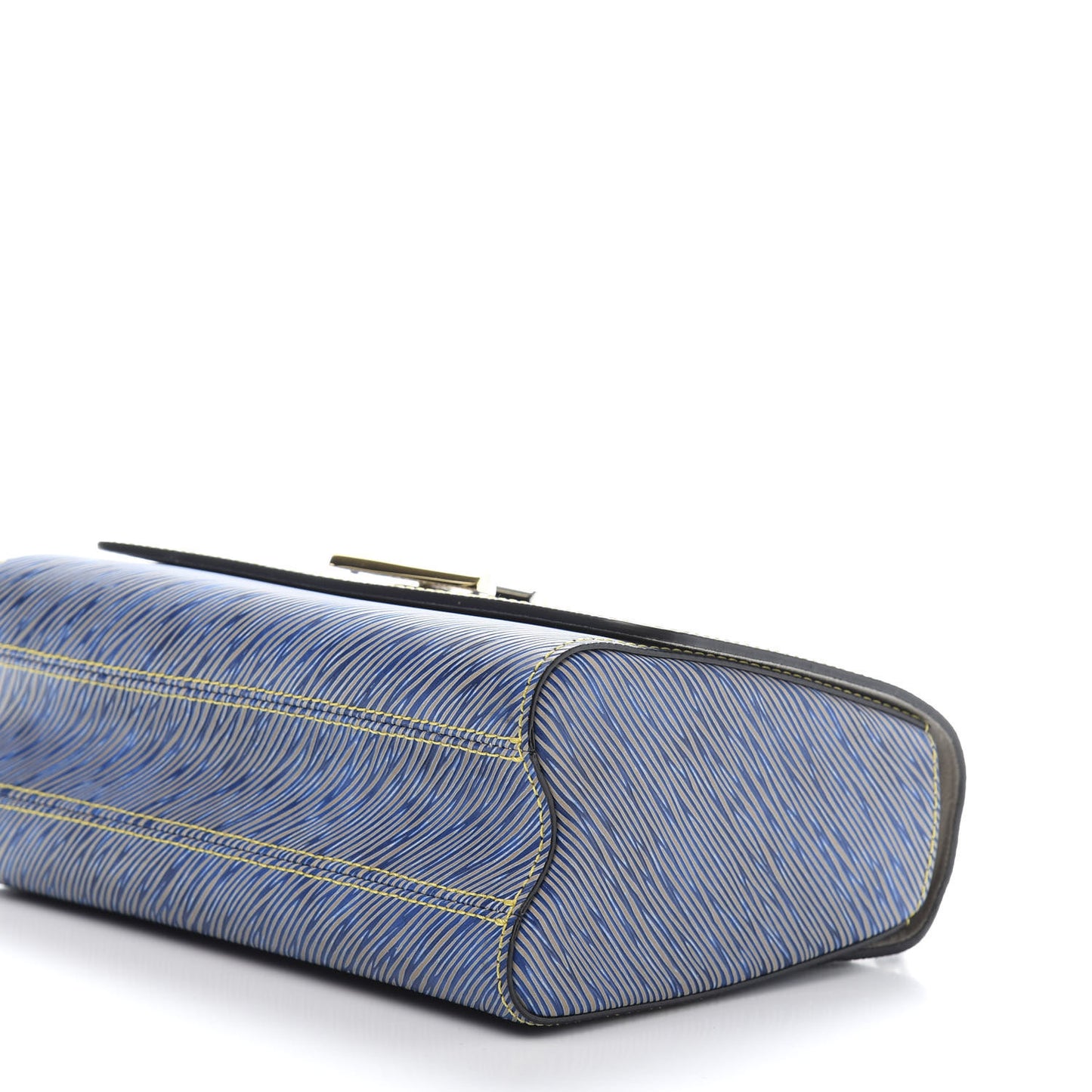 Epi Twist Shoulder Bag MM Denim Light