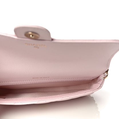 Chanel Caviar Quilted Flap Phone Holder With Chain Light Pink 4 of 11