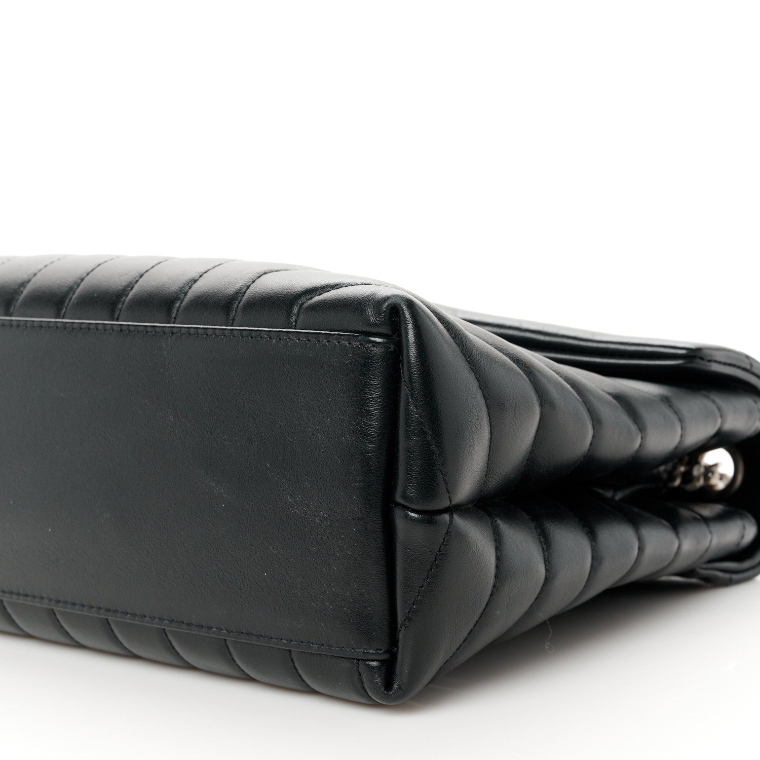 Saint Laurent Calfskin Y Quilted Monogram Medium Loulou Chain Satchel Black 11 of 11