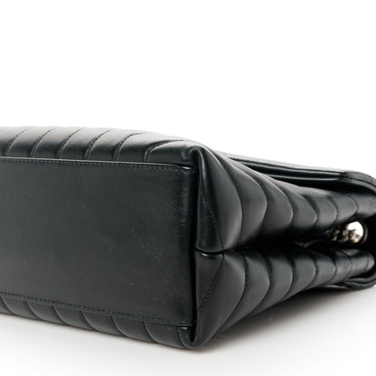 Saint Laurent Calfskin Y Quilted Monogram Medium Loulou Chain Satchel Black 11 of 11