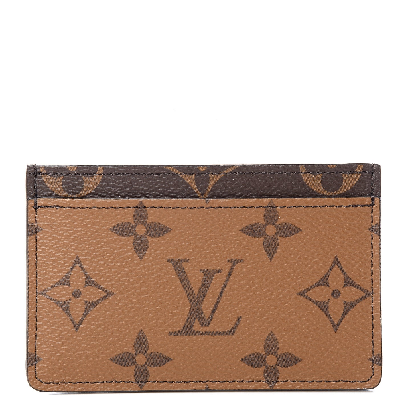 Reverse Monogram Card Holder